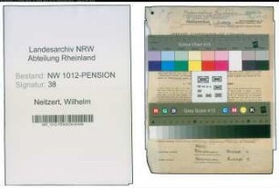 Entnazifizierung Wilhelm Neitzert , geb. 24.09.1881 (Verw.Inspektor)
