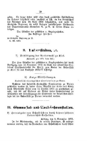 Herausgabe von Schulbüchern durch Lehrer höherer Unterrichts-Anstalten : [III. Gymnasial- und Real-Lehranstalten]