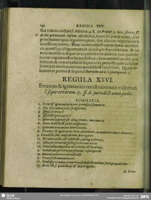 Regula XXVI. Errantes & ignorantes consentire non videntur