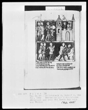 Rudolf von Ems, Weltchronik — ---, Folio 185versoBildseite