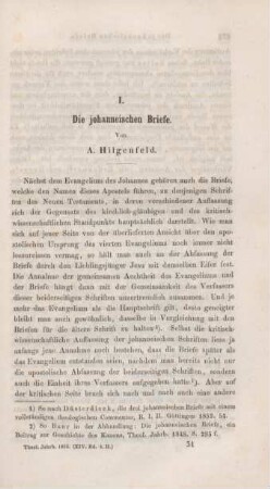 471-526 Die johanneischen Briefe