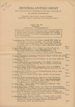 Nr. 881: Slawistik Geschichte - Kulturgeschichte