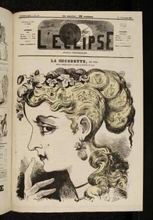 La Cocodette, par Pépin. Étude phrénologique d'après le systéme de gall