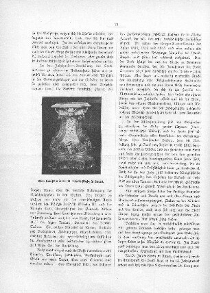 Abbildung: Alter Taufstein in der St. Jakobi-Kirche in Nauen