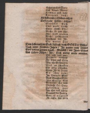 Nehmt an Herr Vett`r/ [...]