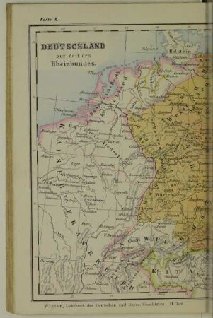 Deutschland zur Zeit des Rheinbundes