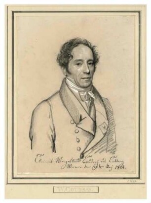 Bildnis Coudray, Clemens Wenzeslaus (1775-1845), Baumeister, Architekt