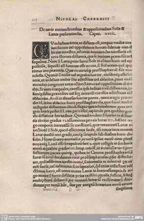 29. De veris coniunctionibus et oppositionibus Solis et lunae perscrutandis.