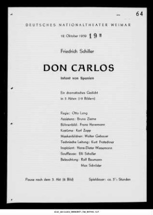 Don Carlos Infant von Spanien