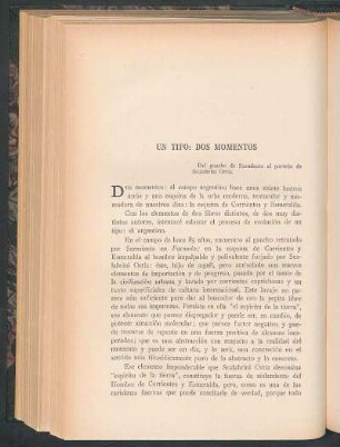 Un tipo: Dos momentos