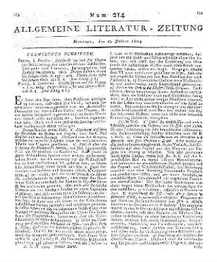 Zeitschrift von und für Ungern, zur Beförderung der vaterländischen Geschichte, Erdkunde und Literatur. Bd. 3, H. 3; Bd. 5, H. 2. Hrsg. v. L. von Schedius. Pest: Patzko 1803-04 Bd. 5 ersch.: Pest: Hartleben