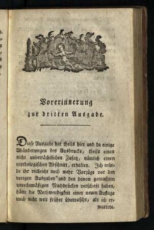 Vorerinnerung zur dritten Ausgabe