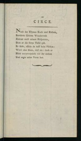 21-44, Circe - Amynt