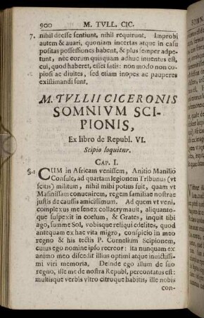 Somnium Scipionis.