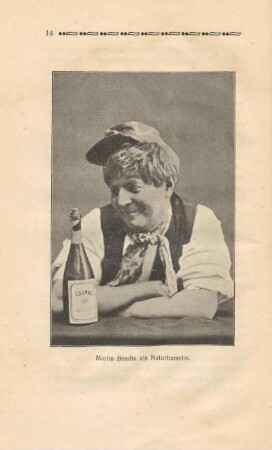 Martin Bendix als Naturbursche