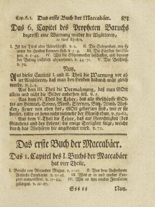 Das erste Buch der Maccabäer