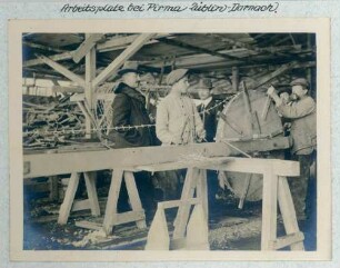 Foto des Arbeitsplatzes bei der Firma Züblin-Dornach in Mülhausen