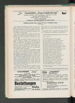 Jubiläumsfahrt des Langenhorner Heimatvereins