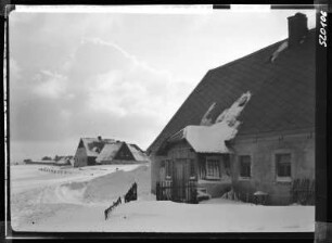 Altenberg, eingeschneites Haus