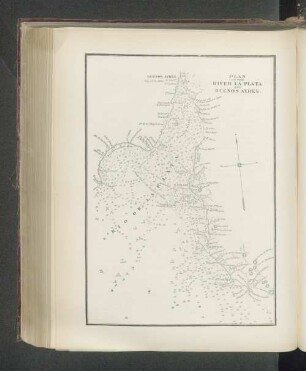 Plan of the River La Plata and Buenos Ayres.