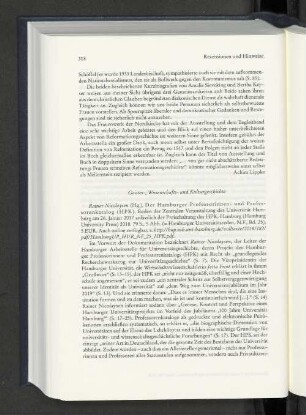 Rezensionen und Hinweise: Geistes-, Wissenschafts- und Kulturgeschichte