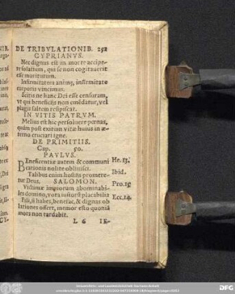 De Primitiis. Cap. 50.