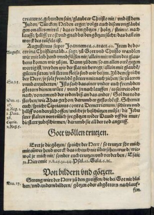 Gott wöllen trutzen.