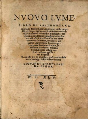 Nuovo lume