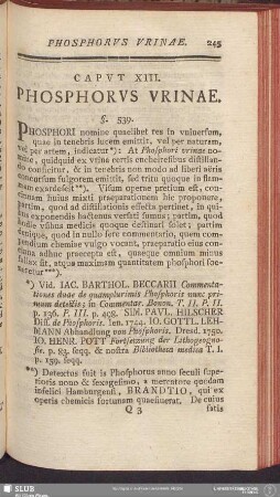Caput XIII. Phosphorus Urinae
