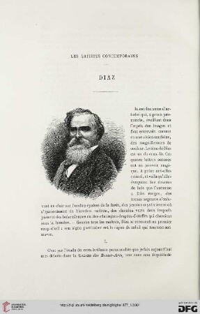 2. Pér. 15.1877: Diaz : les artistes contemporains