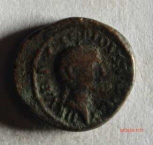 Römische Münze, Nominal Denar, Prägeherr Octavianus/Augustus, Prägeort nicht bestimmbar, Fälschung