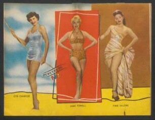 Cyd Charisse, Jane Powell, Fina Salome - [Ilustración] : Pebetas de PBT