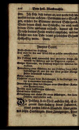 Zweytes Capitel.
