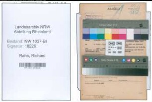 Entnazifizierung Richard Rahn , geb. 03.04.1899 (Verw.Gehilfe)
