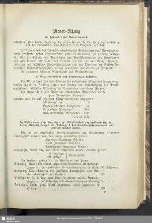 Plenar-Sitzung