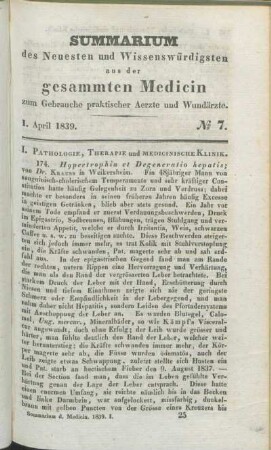 1. April 1839. No 7.