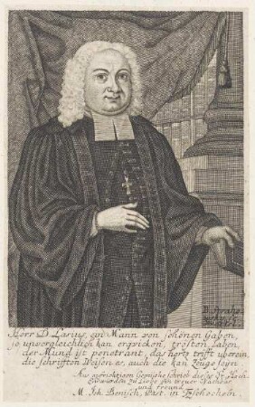 Bildnis des Laurenz Otto Lasius