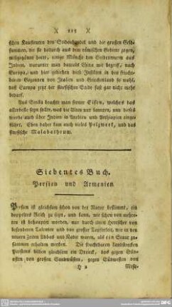 Siebentes Buch. Persien und Armenien