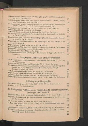 9. Fachgruppe Geographie