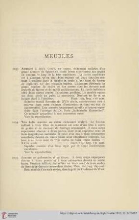 Meubles (No. 1033 - 1216)