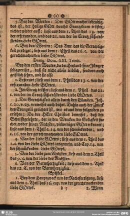 Evang. Dom. XIII. Trinit.