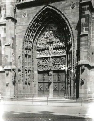 Nürnberg, St. Lorenz : Nürnberg. Sankt Lorenz. Westportal