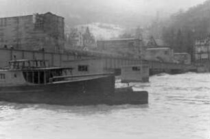 Hochwasser Schleuse Heidelberg