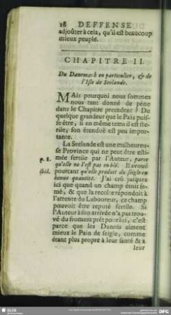 Chapitre II. Du Danemark en particulier, & de l´ Isle de Seelande