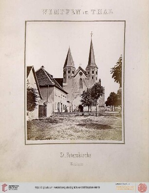 19. Wimpfen im Thal: St. Peterskirche (Westseite)