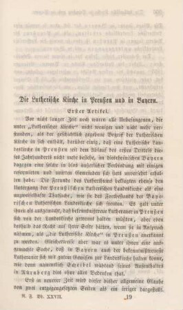 265-311 Die lutherische Kirche in Preußen und Bayern : erster Artikel