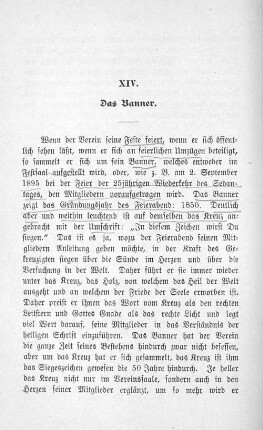 XIV. Das Banner.