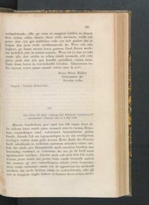 128. [Sten Sture till rådet i Danzig om d:o, dat. d. 9 Maj 1495.]