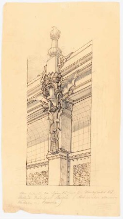 Stettiner Bahnhof, Berlin: Perspektivische Ansicht (Variante zu Inv. Nr. 19639)