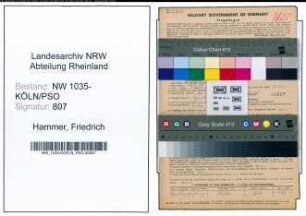 Entnazifizierung Friedrich Hammer , geb. 13.12.1904 (Arbeiter)